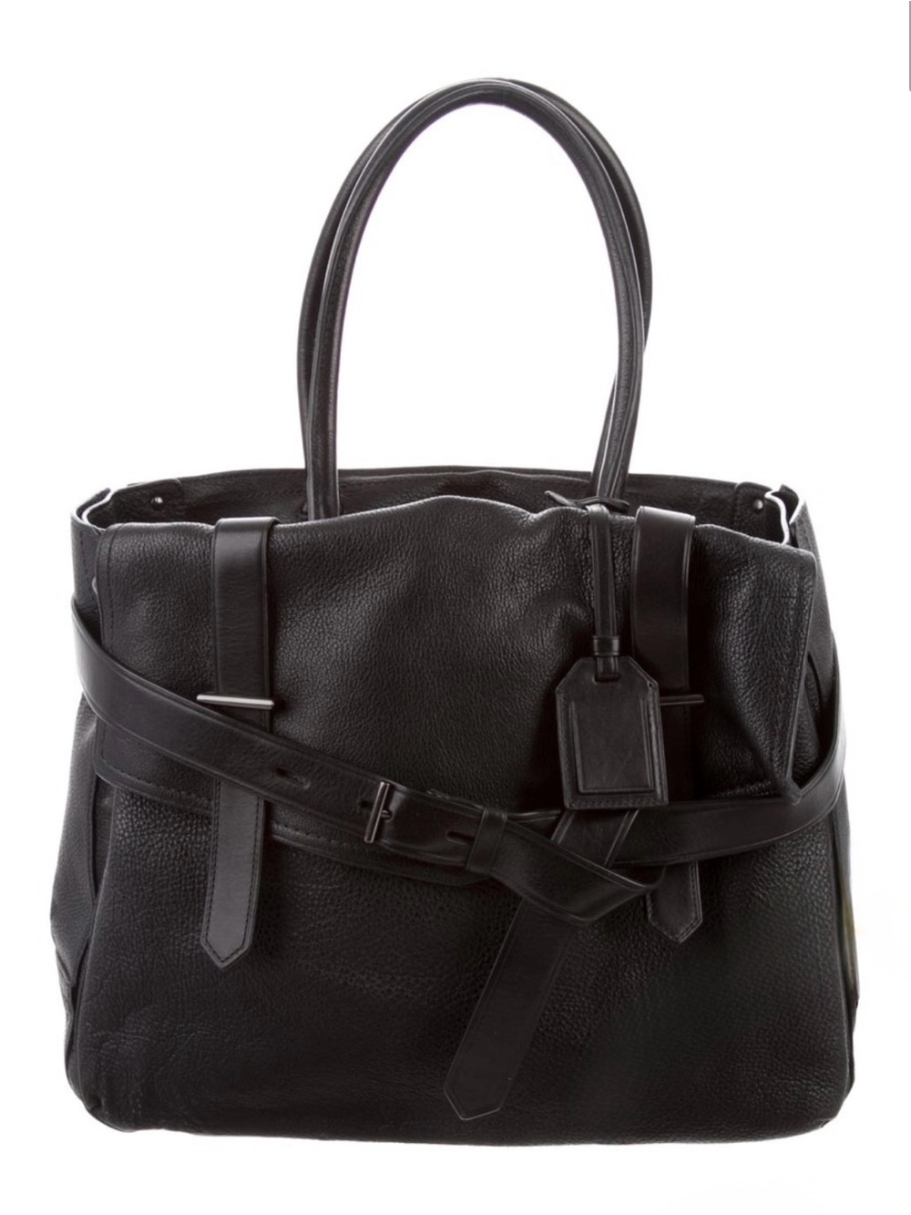 Reed Krakoff Black Leather Tote Bag